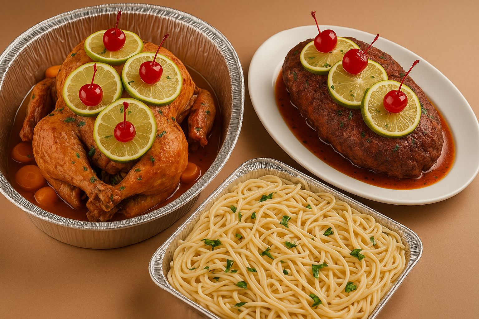 Cena navideña para compartir